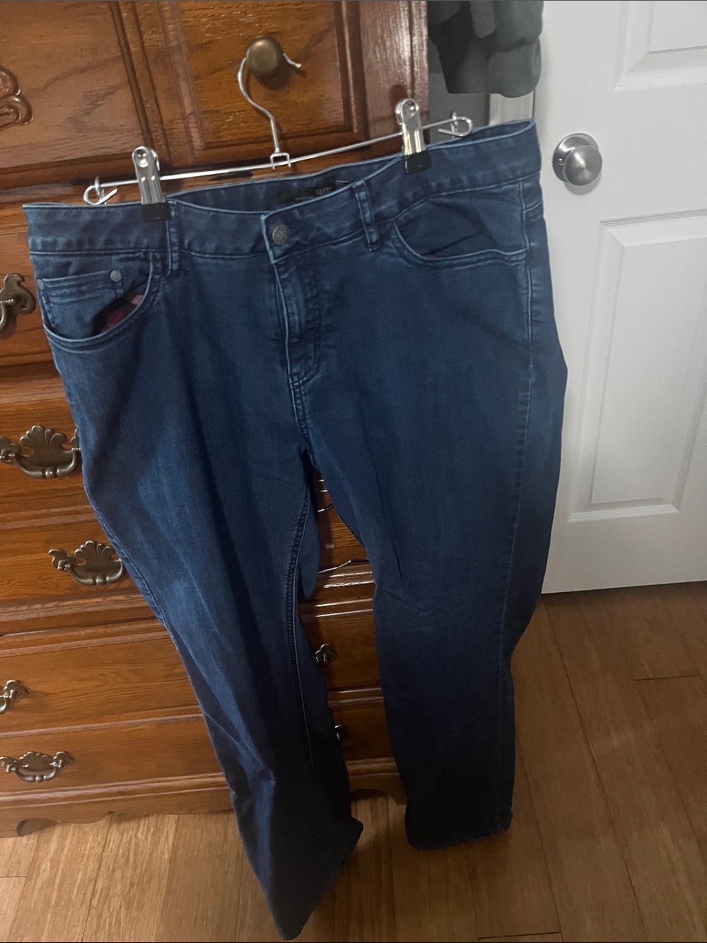Dark Blue Women's Denim Lined Jeans